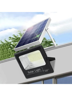 MSP Solar LED Projektör Bahçe Aydınlatması Güneş Enerjili, Kumandalı