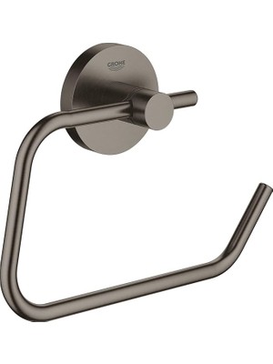 MSP Essentials Tuvalet Klozet Tutucu Kılıfsız, Renk: Koyu Gri (Fırçalanmış Sert Grafit)