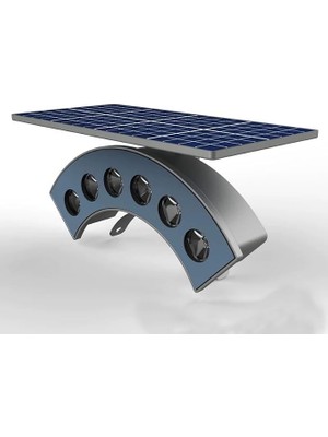 MSP Enerjili Su Geçirmez Dış Mekan Ağaç Spotu 6 Ledli Solar Bahçe Dekoru Sütun Aydınlatma (Gün Işığı)