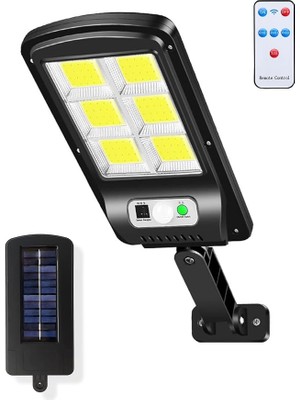 MSP Select Hareket Sensörlü Solar Sokak Lambası 120 Led. LED Dış Mekan Lambası, IP65 Bahçe, Teras, Giriş, Garaj Için Suya Dayanıklı Güneş Işığı.