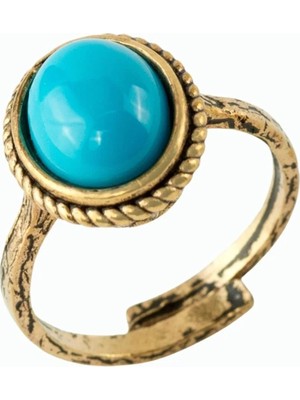 Givoria Oval Doğaltaşlı Otantik Yüzük HCX94553