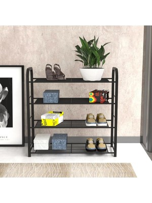 MSP Metal 4 Katlı Ayakkabılık ve Çok Amaçlı Raf 2321
