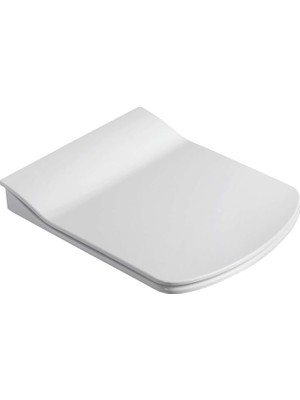 MSP KC1103.01.0000E Elegant Duroplast Yavaş Kapanan Beyaz Klozet Kapağı