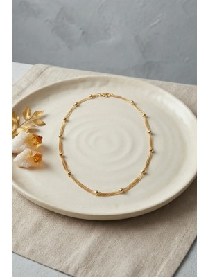 Givoria cm Top Zincirli Gold Renk 50 cm Kadın Kolye TJ-BKO11216 HXCDR47