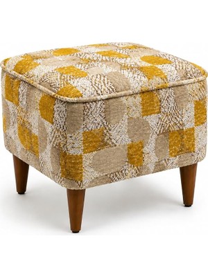MSP Puf & Bench 40 x 40, Ayak Uzatma Koltuğu - Sarı