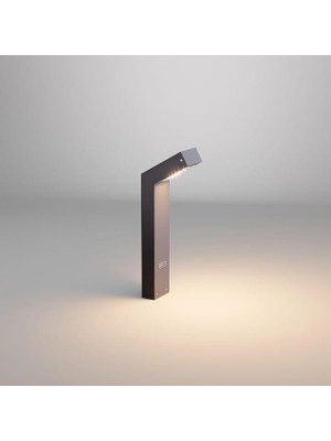 MSP Polera LED Bahçe Aydınlatma Direği 50X90X500 mm 18W IP65 Alüminyum Dış Mekan Bollard Aydınlatma 3000K Peyzaj Yürüyüş Yolu Villa Bahçe Lambası Antrasit