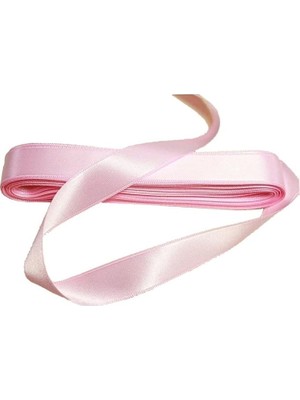 MSP Marifetlerim - Pembe Saten Kurdele 1 cm 10 Metre 1 Adet
