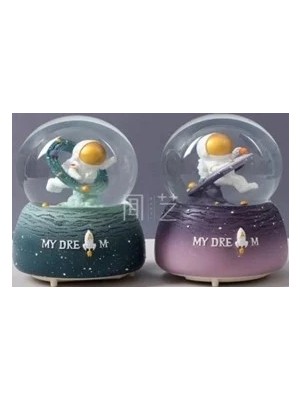 Givoria Astronot Kar Küresi Orta Boy WY20K23 HXCDR47