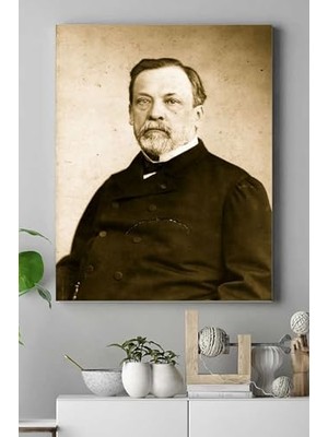 aklow akyoleticaret PSTER17617 Louis Pasteur Bilimsel Kanvas Tablo 2 40 x 60