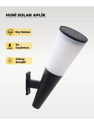 MSP Huni Solar Duvar Aplik - 3 Renk Işık - Animasyonlu