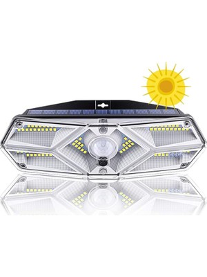 MSP Güneş Enerjili Hareket Sensörlü, 6 Taraflı 104 LED AYDINLATMA/GT-SL13