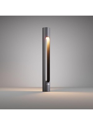 MSP Velora 1000 mm LED Bollard Bahçe Aydınlatma Direği IP65 Alüminyum Dış Mekan Peyzaj Aydınlatması Antrasit 9W 3000K Villa Yürüyüş Yolu Park Bahçe Lambası 120X120X1000 mm