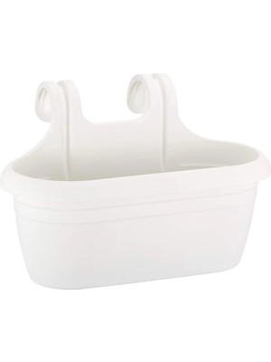 MSP Kolay Askı Balkon Saksısı 40 cm 6,5 Lt Denge Aparatlı