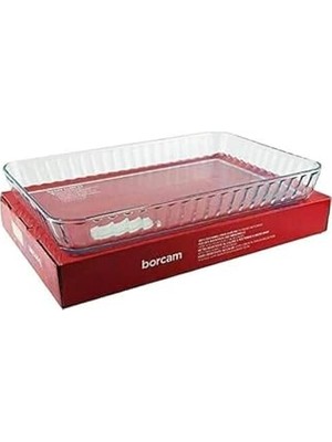 aklow akyoleticaret Büyük Boy Dikdörtgen Borcam Tepsi FMA03121