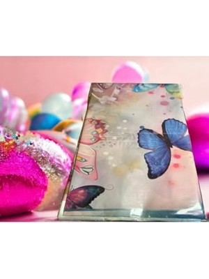 aklow akyoleticaret Kelebek Temalı Plastik Masa Örtü