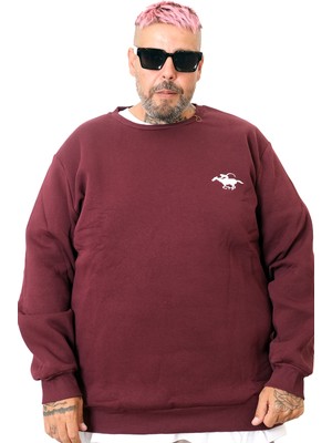 ModeXL Mode Xl Büyük Beden Erkek Sweat Bisiklet Horse U25812