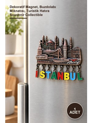 Yenilig 1 Adet Sarkaçlı Istanbul Temalı Magnet – Dekoratif Magnet, Buzdolabı Mıknatısı, Turistik Hatıra Souvenir Collectible