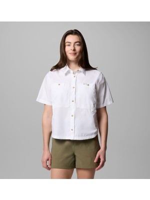 Columbia Brea Falls Woven Kadın Kısa Kollu Gömlek