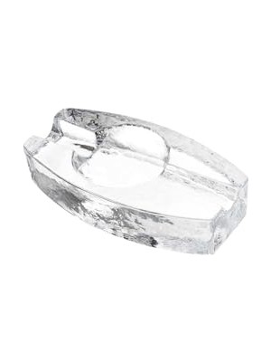 aklow akyoleticaret El Yapımı Cam Vegas Puro Küllük, 17X9X4 cm