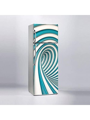 aklow akyoleticaret Buzdolabı Sticker Kaplama Etiketi, 3D Dönence