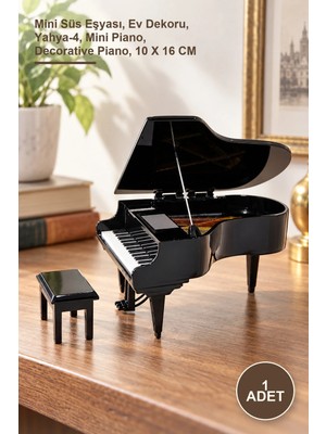 Yenilig 1 Adet Dekoratif Piyano – Mini Süs Eşyası, Ev Dekoru, Yahya-4, Mini Piano, Decorative Piano, 10 x 16 cm