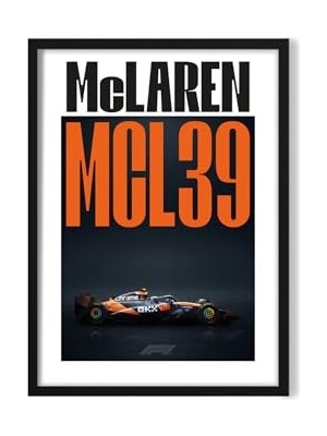 Mey İthalat Formula F1 Mclaren Team Tablo Poster NO:0056 (Çerçevesiz)