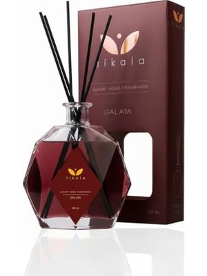 Mey İthalat Galata - Bambu Çubuklu Kristal Oda Kokusu 700 ml - Home Fragrance 700 Ml, Geniş Alanlarda Uzun Süreli ve Yoğun Koku Deneyimi