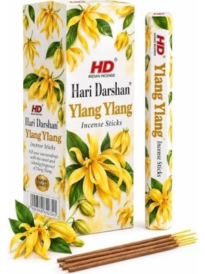 Trendexa Hari Darshan Ylang Ylang Çubuk Tütsü - Ylang Çiçeği Kokusu (20 Adet)