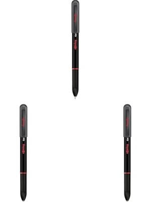 Trendexa Jel Kalem 0.7 Mm, Siyah - 2114436 3'lü Paket