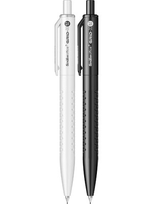 Trendexa Office Grid x Versatil Kalem 0.7 mm Siyah Beyaz 2'li Blister