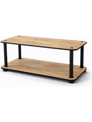 Trendexa Volrant Orta Sehpa Modern Dikdörtgen Sehpa 70X30X38 cm – Mdf Malzeme, Dekoratif Salon Sehpası, Raflı Tasarım (Mese)