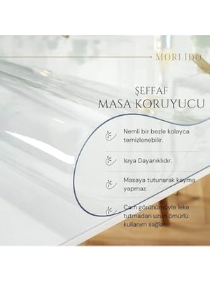 Trendexa Şeffaf Kalın Masa Örtüsü Koruyucusu Tüm Ebatları