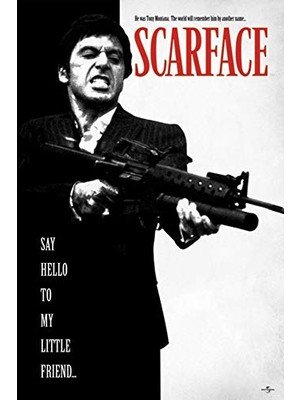 Trendexa Scarface Baskı, Çok Renkli, 61 x 91,5 cm