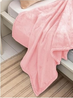 Trendexa Wellsoft Tv Battaniyesi, Yumuşacık, Sıcak Tutan, Hafif ve Şık Koltuk Battaniyesi, Pembe, 100X170 Cm, %100 Polyester