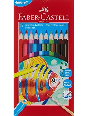 Trendexa Karton Kutu Aquarel Boya Kalemi, 12 Renk