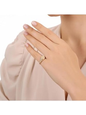 Trendexa Almod Jewellery Altın Serçe Parmak Şovalye Yüzük Altın 12