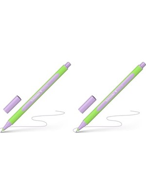 Trendexa Fineliner Line-Up Pastel Kalem, 0,4 Mm, Lila 2'li Paket