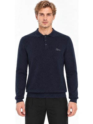 Byness Erkek Polo Yaka Triko Kazak