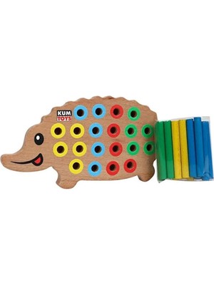 Colezium KM5655 Ahşap Kirpi Bultak -Kumt