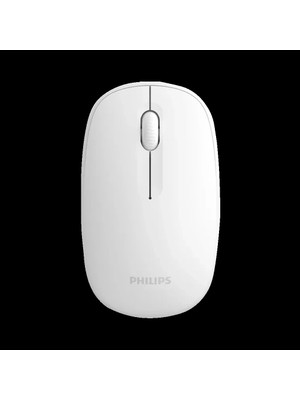 Philips Phılıps SPK7318W, Beyaz, USB Nano 2,4gh Kablosuz, 1600DPI, Optic, Sessiz Click, 3 Tuşlu, Mouse