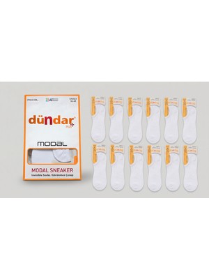 Dündar Çorap Unisex Modal Görünmez Sneaker Çorap (36-40)