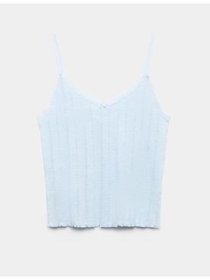 Marks & Spencer Askılı Pijama Üstü
