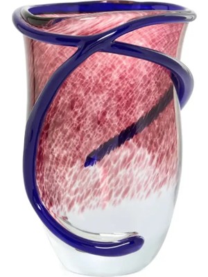 I Love Home Glass Blown Glass Loop Vazo