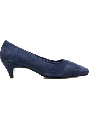Fabrika Lacivert Kadın Stiletto D-Eyts-Venado-Suet