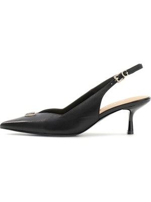 Guess Siyah Kadın Topuklu Ayakkabı FLT2CKLEA05-BLACK