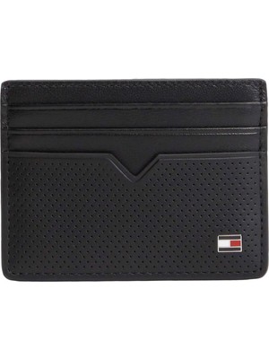 Tommy Hilfiger Siyah Erkek Kartlık Th Element cc Holder