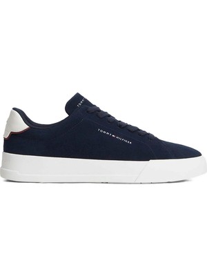 Tommy Hilfiger Gri Erkek Sneaker Th Court Core Suede