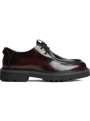 Tommy Hilfiger Bordo Kadın Casual Ayakkabı Archıve '01 Low Wallabee