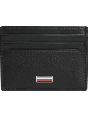 Tommy Hilfiger Siyah Erkek Kartlık Th Central cc Holder