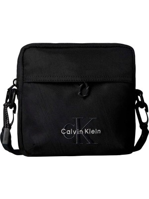 Calvin Klein Siyah Erkek Postacı Çantası Bold Square Crossbody
